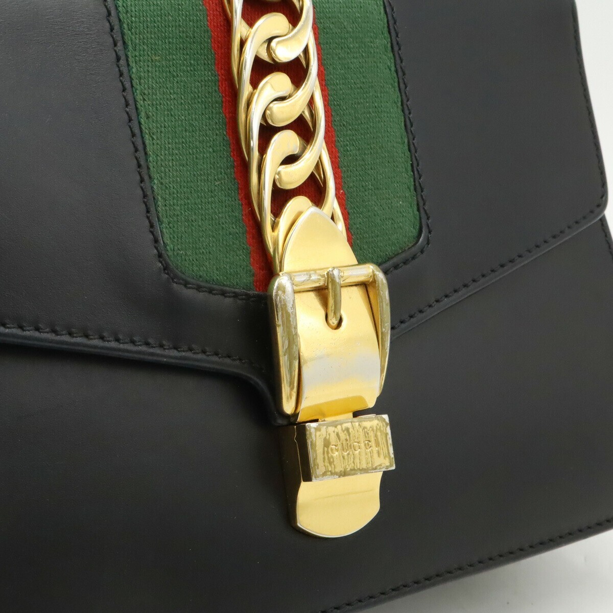 GUCCI 421882 Sherry Line Sylvie Small Ribbon Bag Shoulder