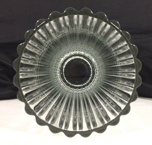Cristal D'Arques ATHENA Cut Lead Crystal Vase Vertical Ribbed Vtg France 9 5/8" - Picture 7 of 12