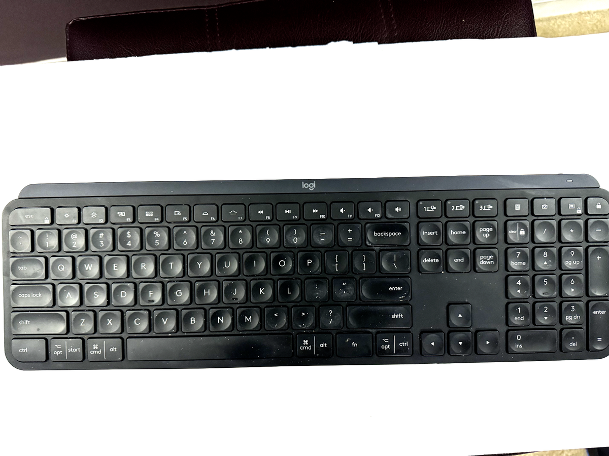 Logitech MX Keys Advanced Wireless Illuminated Keyboard - Black | eBay