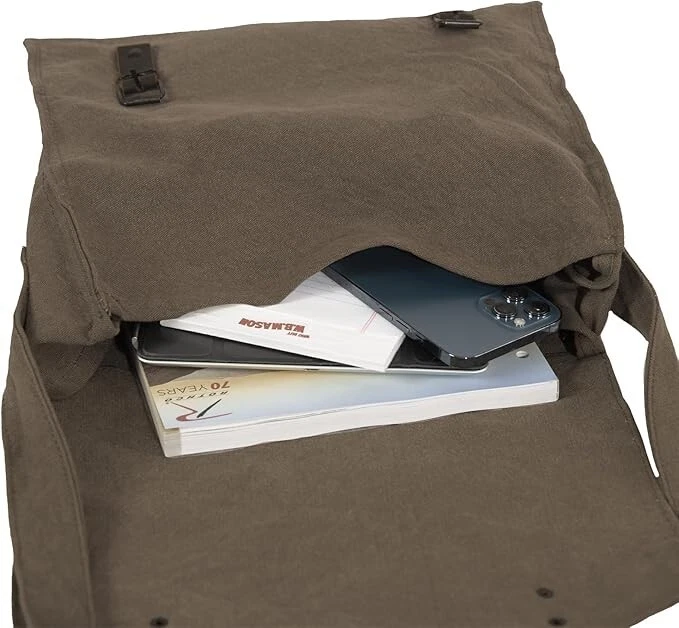 Bolso de hombro Rothco vintage de lona médica con bandolera cruzada mensajero OD Foto 2 de 4