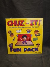 NEW Chuz-It Fun Pack Talent Show Family Board Game Card Trivia Math History Sing