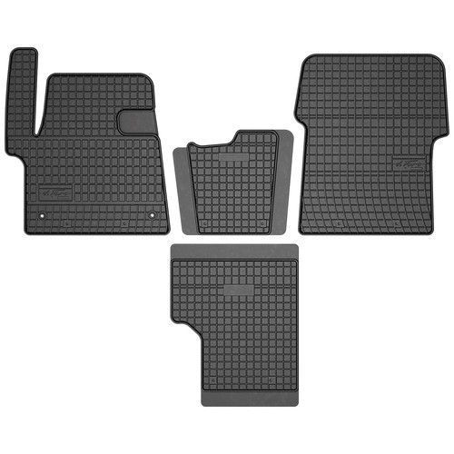 Tapis De Sol Noir Pour Peugeot Traveler 9 Places (2016-...) - Marque Carmel - Facile à Installer