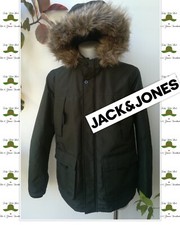 JACK & JONES PARKA DAUNENJACKE GEFÜTTERT LINIE "CORE" mit PELZRAND Kapuze
