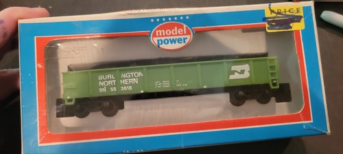Vagón de tren escala Z6 HO MODELO GÓNDOLA POWER BURLINGTON NORTH 553618 | Zustand: Used