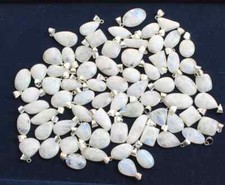 Moonstone Pendant For Women,925 Silver Plated Bezel Jewelry,Assorted necklace 