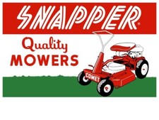 Snapper Quality Lawn Mowers, Garden Tractors NEW Sign: 30x40" USA STEEL XXL Size