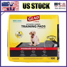Activated Charcoal Leak-Resistant Training Pads for Dogs, 23in x 23in 100 Count