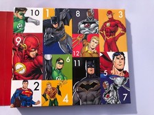 12 Days of Socks DC Justice League Shoe Size 10-4 Batman Superman Flash Aquaman