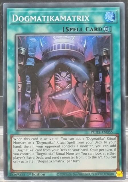 Dogmatikamatrix - PHHY-EN055 - Super Rare - 1st Edition Dogmatikamatrix - PHHY-EN055 - Super Rare - 1st Edition