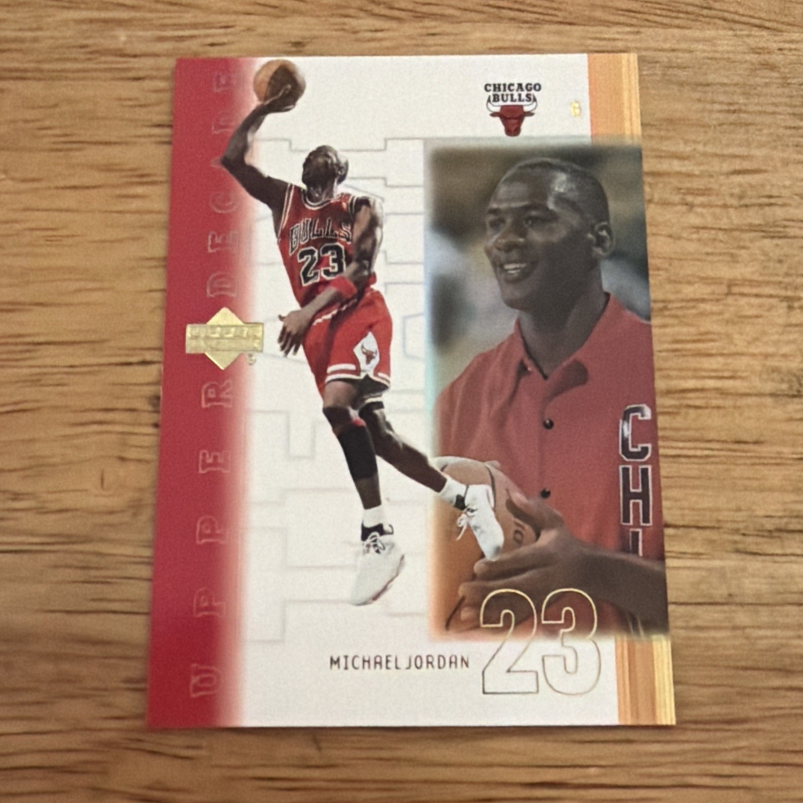 Michael Jordan 2001-02 Upper Deck Decade Team #UD1 All 10th Anniversary Bulls
