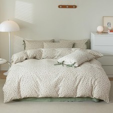 Pink Floral Duvet Cover Full Coquette Bedding Set Full Vintage Aesthetic Flow...