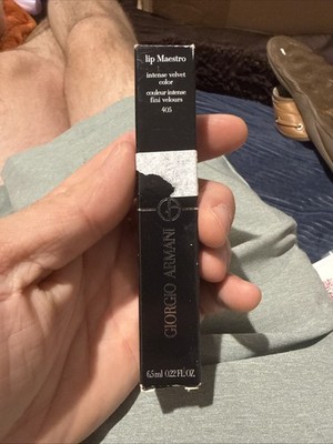 Giorgio Armani Sultan 405 Lip Maestro Liquid Lipstick Intense Velvet Color NIB