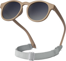 Baby Sunglasses Boys Girls with Strap UV400 Polarized Flexible for Toddler,Infan