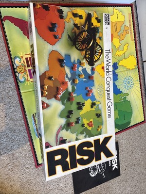 Risiko Die Welteroberung Strategie Brettspiel Parker 1985 komplett guter Zustand