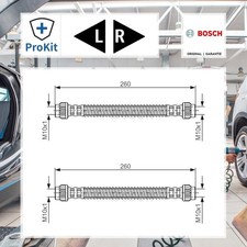 2x ORIGINAL® Bosch Bremsschlauch Hinten für Citroën C5 II Break C5 I C5 I