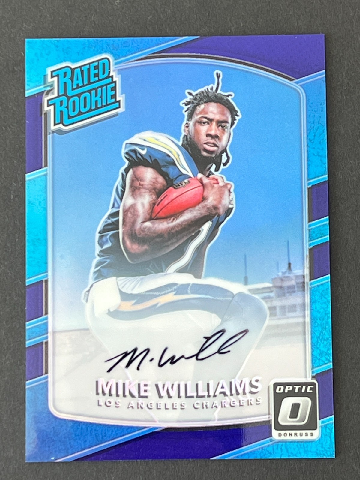Mike Williams Panini Playoff Optic Rated Rookies Autograph Preview Set #174 Base