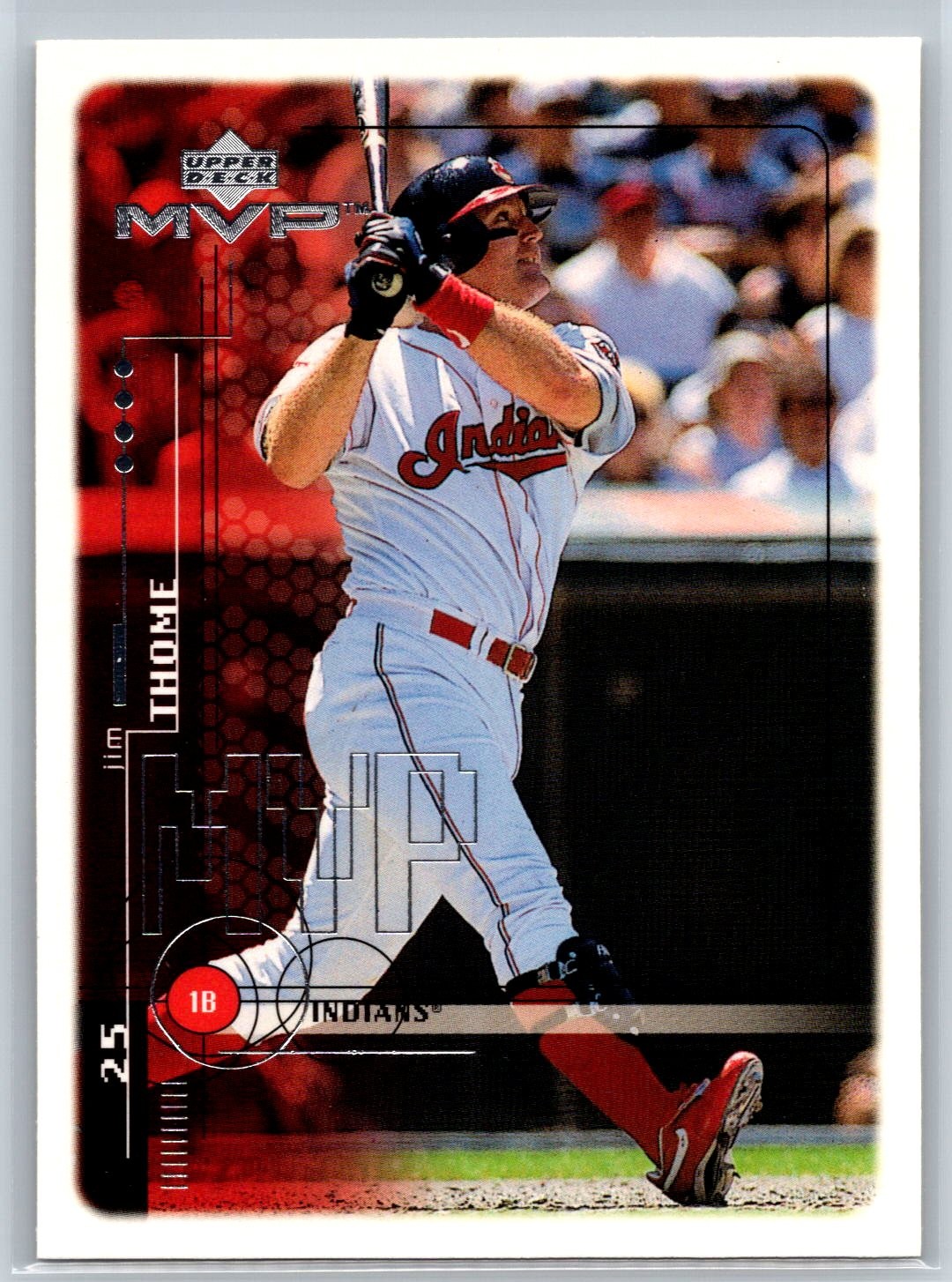 1999 Upper Deck MVP Jim Thome Cleveland Indians #65