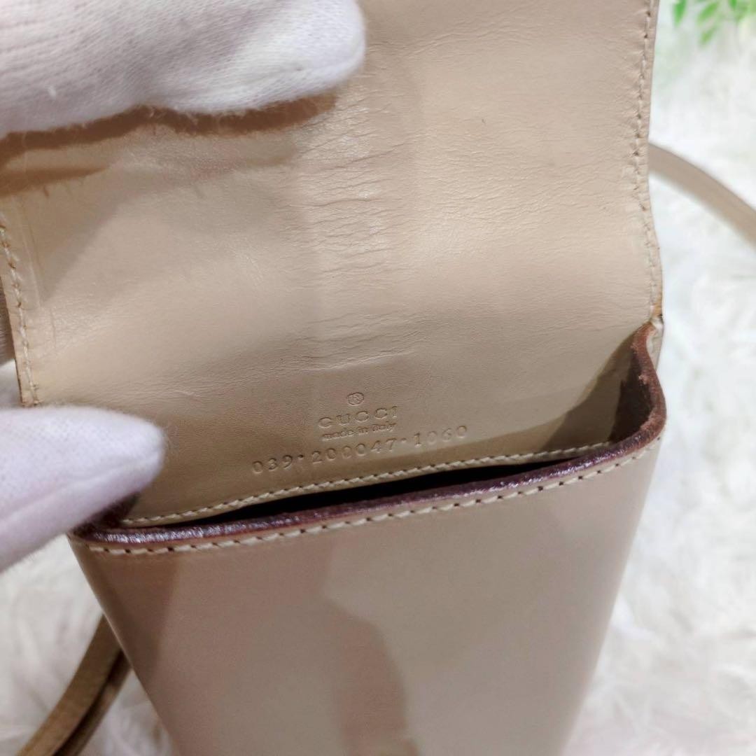 GUCCI Solid Jackie Mini Shoulder Bag Turnlock Lea… - image 6