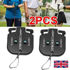 2pcs Golf Score Indicator Counter Clicker Golf Handy Count Shot for Competitions