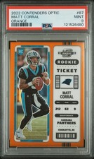 2022 CONTENDERS OPTIC ORANGE #87 MATT CORRAL 2/50 PSA 9