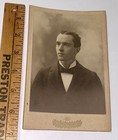 Rare Antique ID'd WPI Football Player & Athlete Cabinet Card Photo! Sports! MA! — photo 6