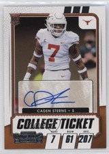 2021 Panini Contenders Draft Picks College Ticket Caden Sterns #231 Auto 00ht