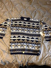 Vintage 80s knit sweater- Kimberly Hunter Collection acrylic pattern sweater XL