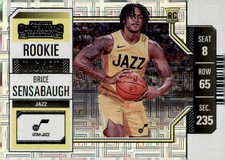 2023-24 Panini Contenders #132 Brice Sensabaugh Season Ticket Premium Edition