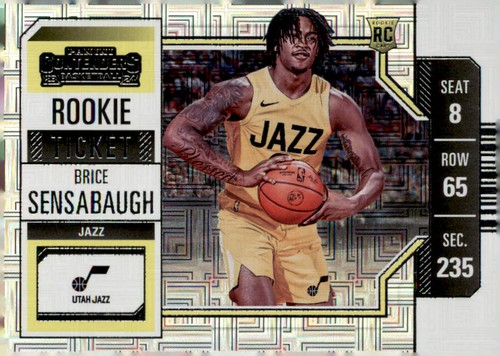 Brice Sensabaugh [Season Ticket] #132 2023 Panini Contenders card
