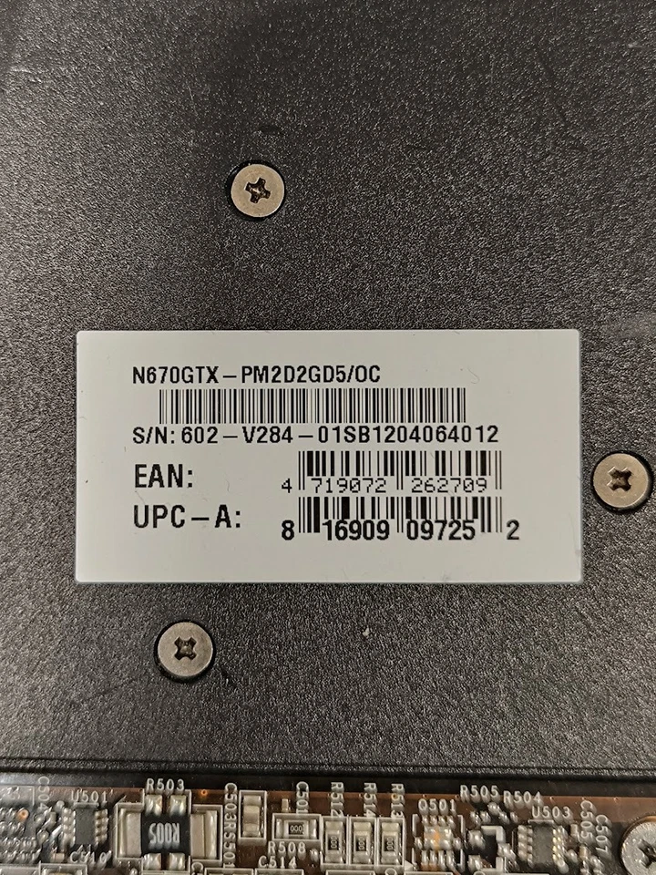 MSI N670GTX PM2D2GD5/OC Graphics Card - Used, Working - Image 3 of 4