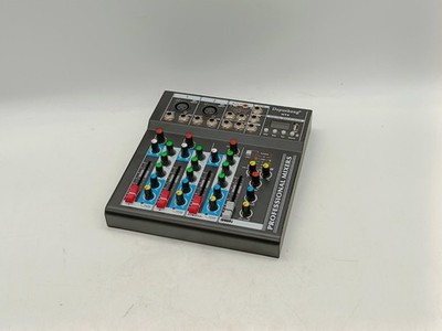 OHNE KABEL Depusheng HT4 4-Kanal Soundmixer Bluetooth Audio DJ USB Player LESEN