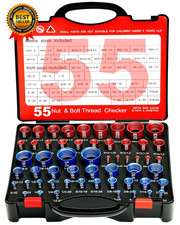 55 Pcs Nut and Bolt Thread Checker 25 Metric  30 Standard Bolts