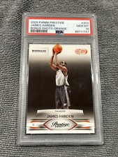 2009-10 Panini Prestige Bonus Shots Rookie James Harden 203 #d/300 PSA 10 POP 2