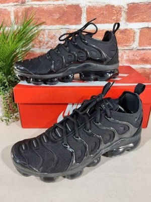 NIKE AIR VAPORMAX PLUS BLACK SNEAKER UK 11,5 EU 47 SCHNÜRER HERREN SNEAKER BOXED