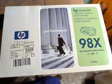 HP 98X Black High Yield Toner Cartridge 92298X for LaserJet 4/4M/5