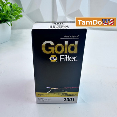 NAPA Gold 3001 Inline Engine Fuel Filter FOR Chevrolet GMC Ford Isuzu Jeep