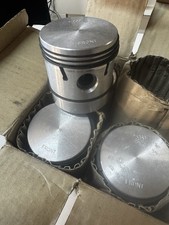 Hepolite Ford 100e +60 Pistons NOS Complete In First Class Condition Hens Teeth
