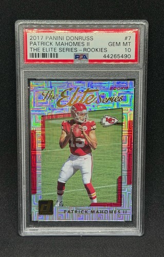 2017 Panini Donruss - The Elite Series Rookies Patrick Mahomes II #7 (RC)
