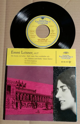 EMMI LEISNER - DIE SONNE, SIE LACHTE / SIEH', MEIN HERZ ERSCHLIESSET- 7''-EP (10)