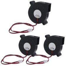 2X DC Brushless Hotend Cooling Fan 5/12/24V 3D Printer Extruder 2-Wire Cooling