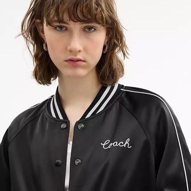 NWT Coach Women's Reversible Signature Souvenir Varsity Jacket