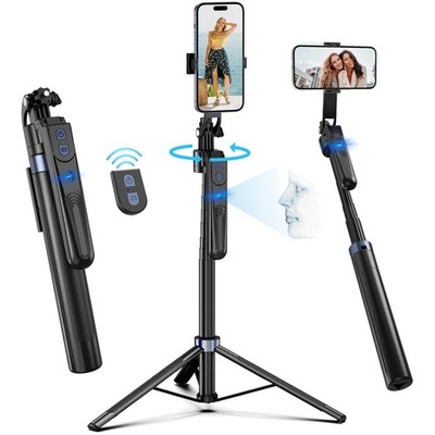 Auto Face Tracking Handy Stativ,360° Drehung Selfie Stick Stativ für Smartpho...