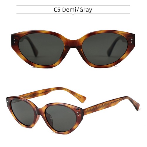 Vintage Sunglasses Men Women Unique Design Polarized Black Glasses - Picture 18 of 20