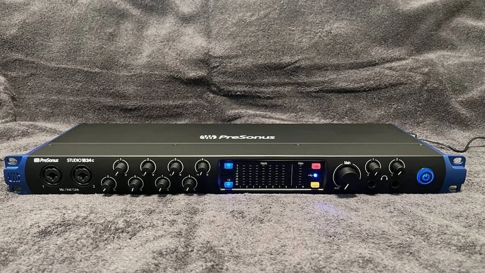 PreSonus Studio 1824c 18 x 18 USBC Audio Interface Confirmed Operation Free Ship - Image 2 of 4