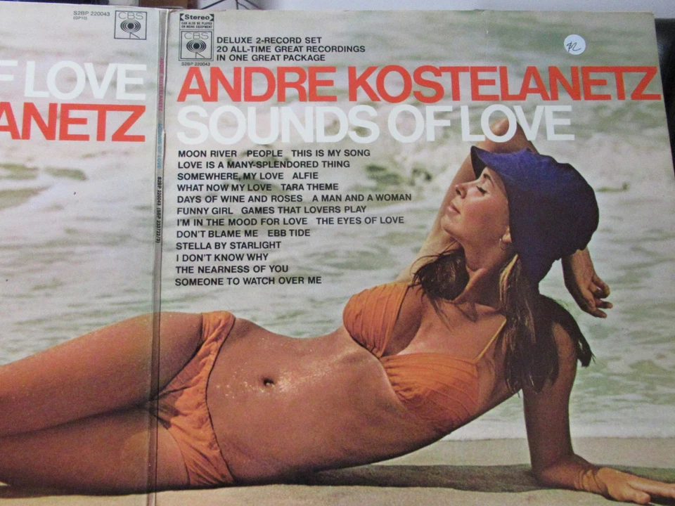 Andre Kostelanetz Sounds of Love 2LP 1976 CBS SBP 220043 Gatefold Easy Listening - Image 2 of 4
