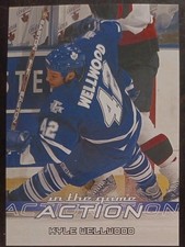 2003 - 2004 In The Game Kyle Wellwood Action Maple Leafs #658 Hockey Card