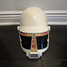 Vintage 1970 s Astro XR 47 Space Astronaut Helmet Placo Toys Cosplay white