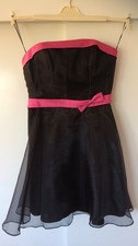 Dress of your Dreams black organza chiffon evening party prom dress