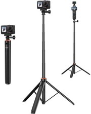 53.5" Osmo Action Selfie Stick Tripod for DJI Action 5 Pro/4/3, Osmo Nano/360...
