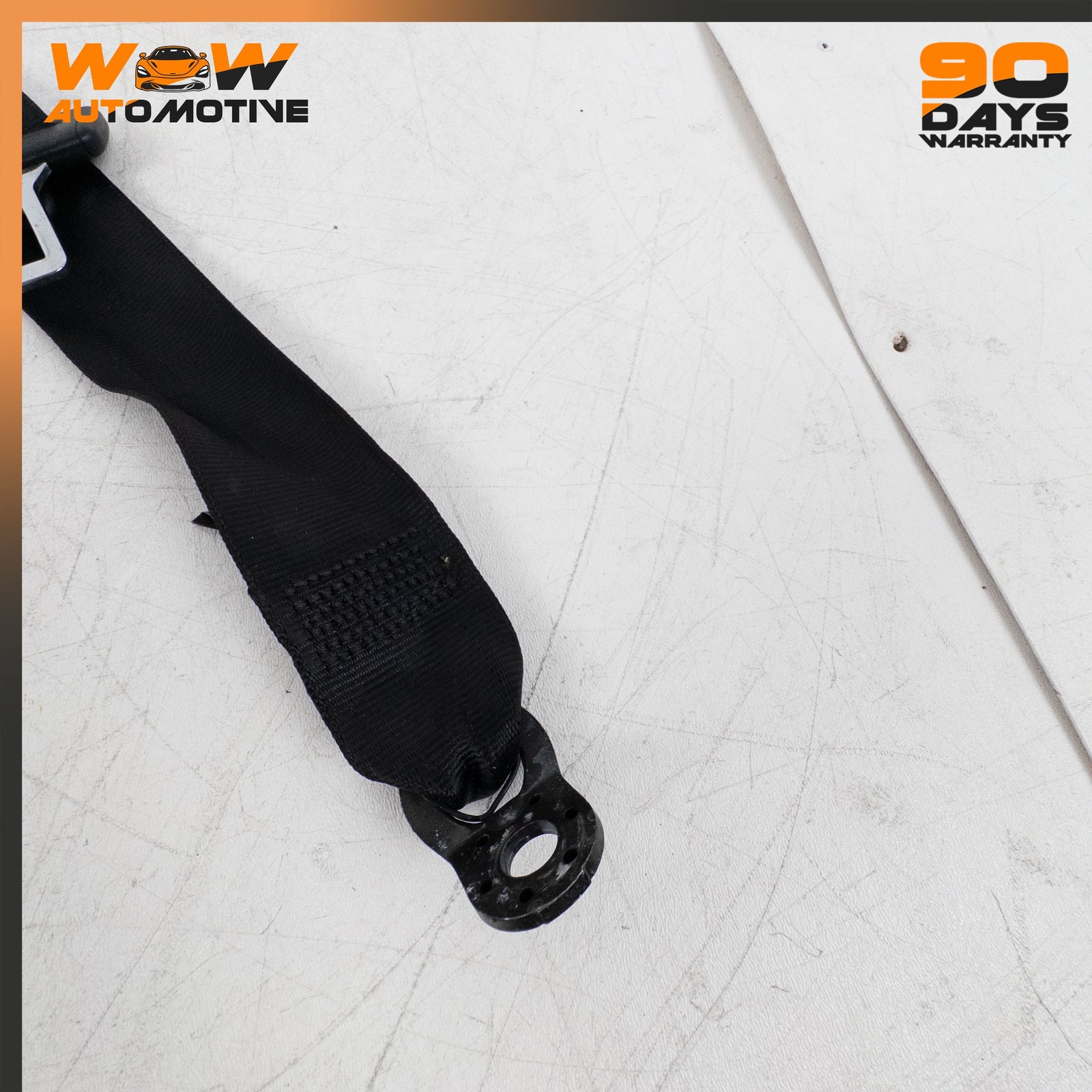 06-13 BENTLEY CONTINENTAL FLYING SPUR REAR CENTER MIDDLE SEAT BELT BLACK OEM